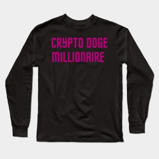 Crypto-Doge Millionaire | Slumdog Millionaire Long Sleeve T-Shirt